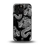 dragons back phone cover | glass case for iphone 15 pro