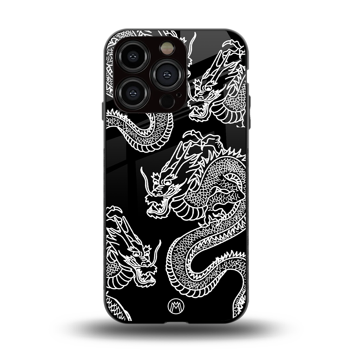 dragons back phone cover | glass case for iphone 15 pro