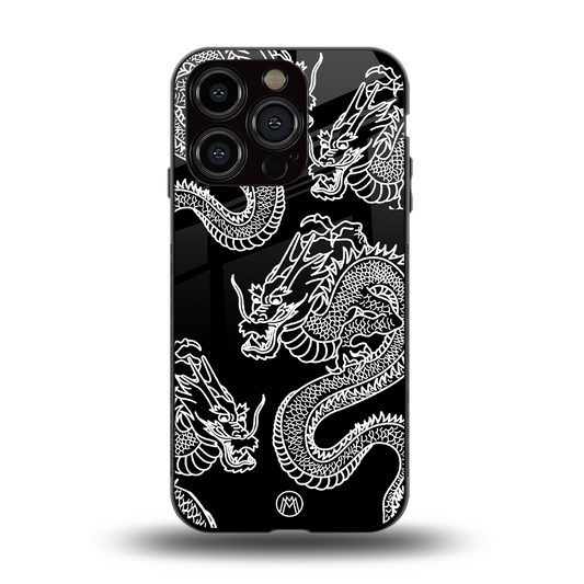 dragons back phone cover | glass case for iphone 15 pro