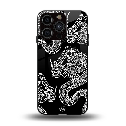 dragons back phone cover | glass case for iphone 14 pro
