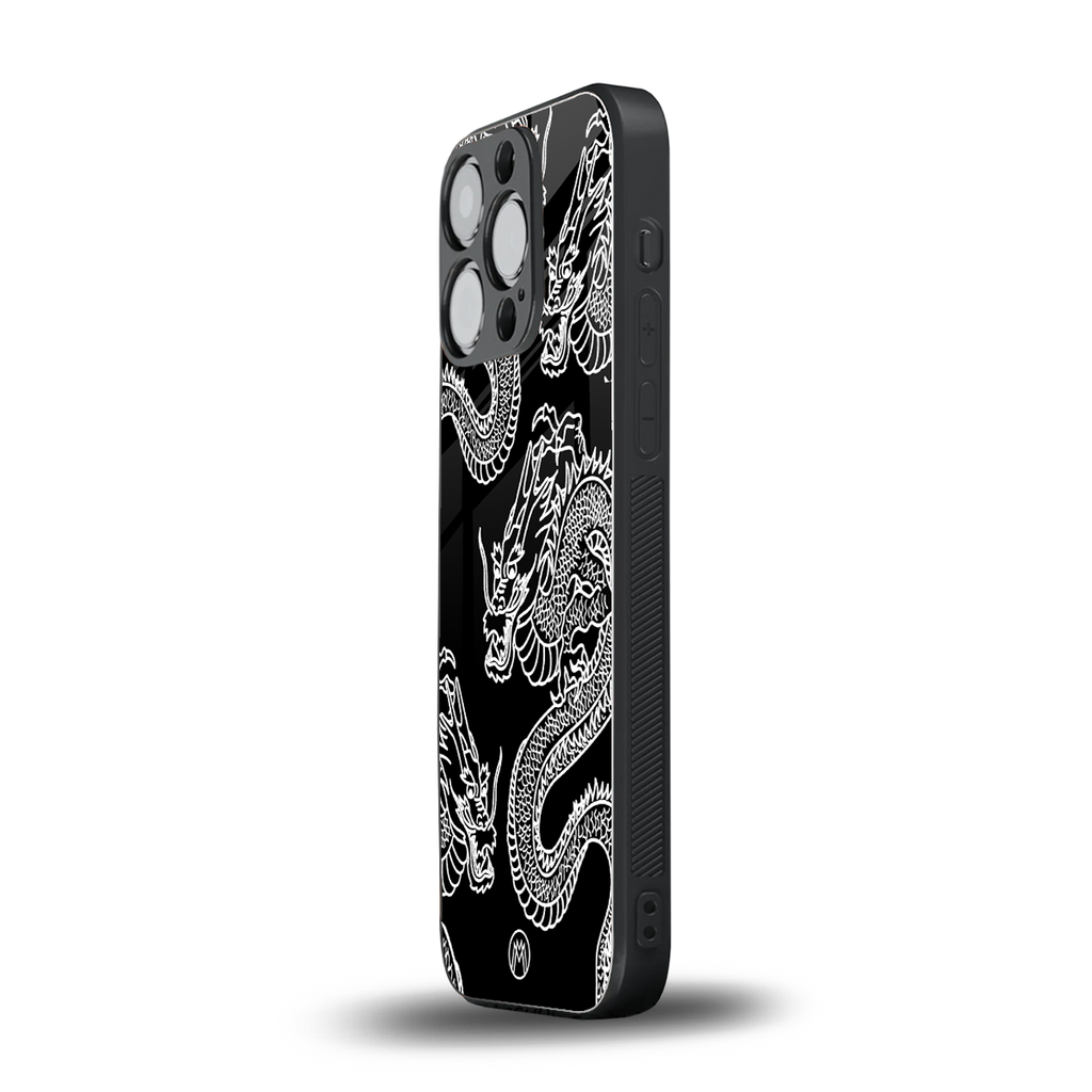 dragons back phone cover | glass case for iphone 15 pro