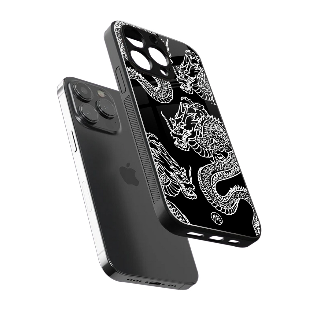 dragons back phone cover | glass case for iphone 14 pro