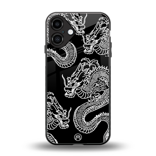 dragons back phone cover | glass case for iphone 16 plus