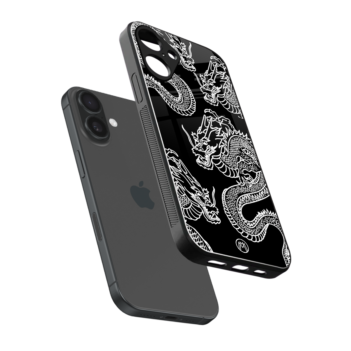 dragons back phone cover | glass case for iphone 16 plus