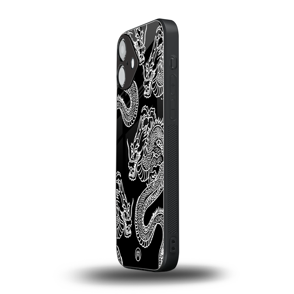 dragons back phone cover | glass case for iphone 16 plus