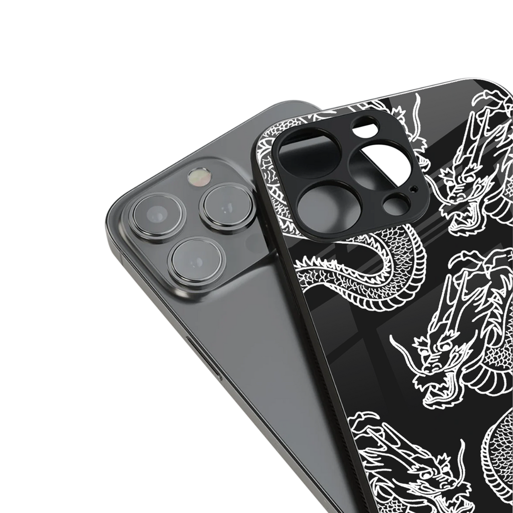 dragons back phone cover | glass case for iphone 13 pro max