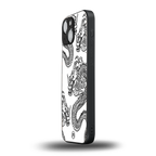 dragons lite back phone cover | glass case for iphone 13 mini