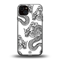 dragons lite back phone cover | glass case for iphone 14 plus