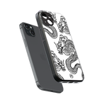 dragons lite back phone cover | glass case for iphone 14 plus