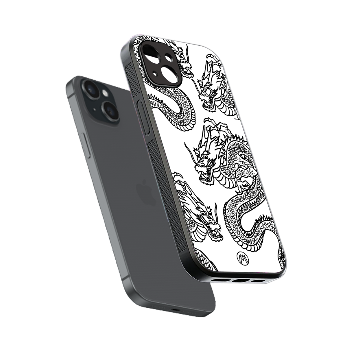dragons lite back phone cover | glass case for iphone 14 plus