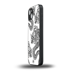 dragons lite back phone cover | glass case for iphone 14 plus