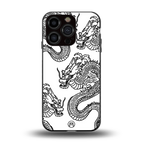 dragons lite back phone cover | glass case for iphone 15 pro