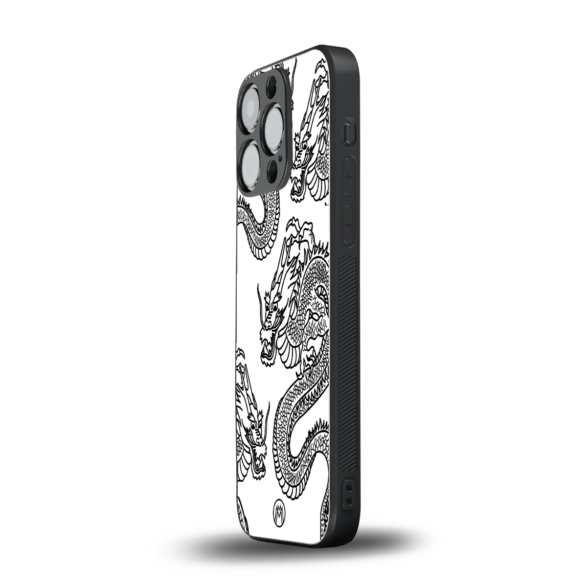 dragons lite back phone cover | glass case for iphone 15 pro