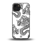 dragons lite back phone cover | glass case for iphone 15