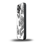 dragons lite back phone cover | glass case for iphone 16 plus