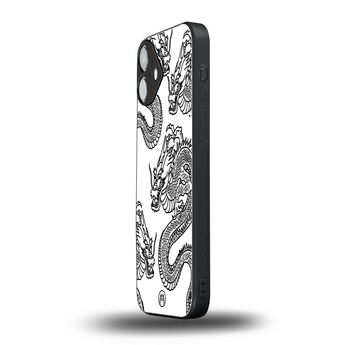 dragons lite back phone cover | glass case for iphone 16 plus