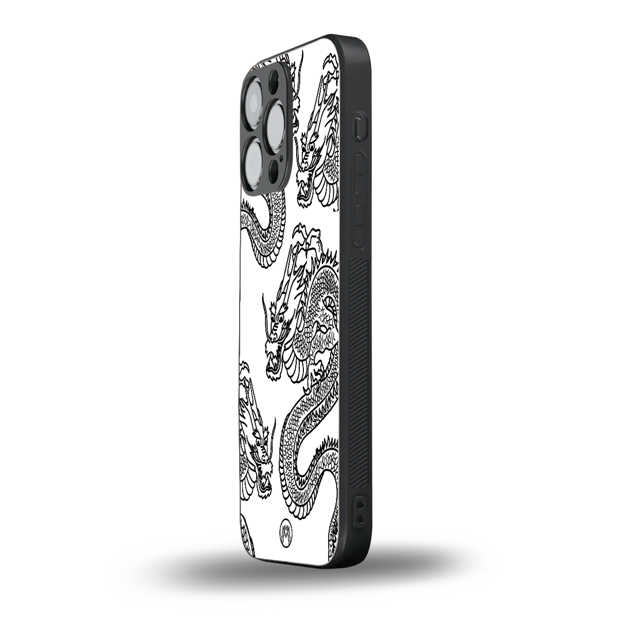 dragons lite back phone cover | glass case for iphone 16 pro max
