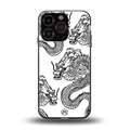 dragons lite back phone cover | glass case for iphone 16 pro