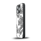dragons lite back phone cover | glass case for iphone 16 pro