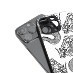 dragons lite back phone cover | glass case for iphone 16 pro