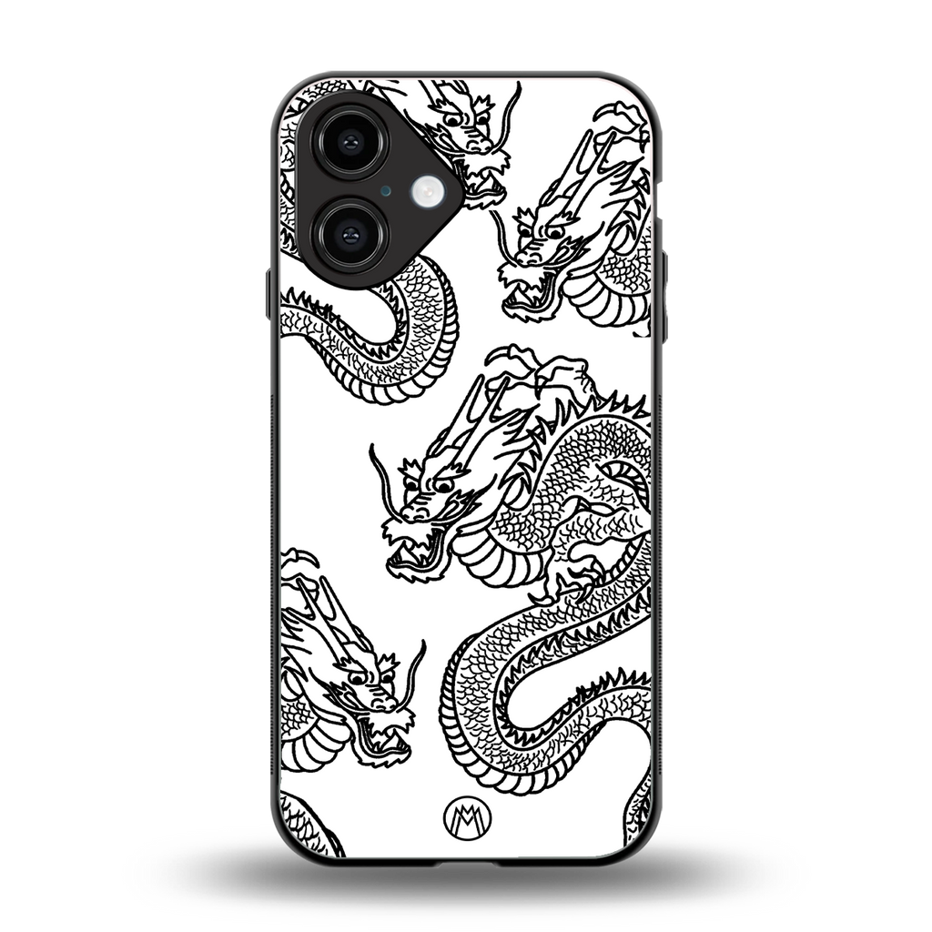 dragons lite back phone cover | glass case for iphone 16