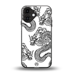 dragons lite back phone cover | glass case for iphone 16