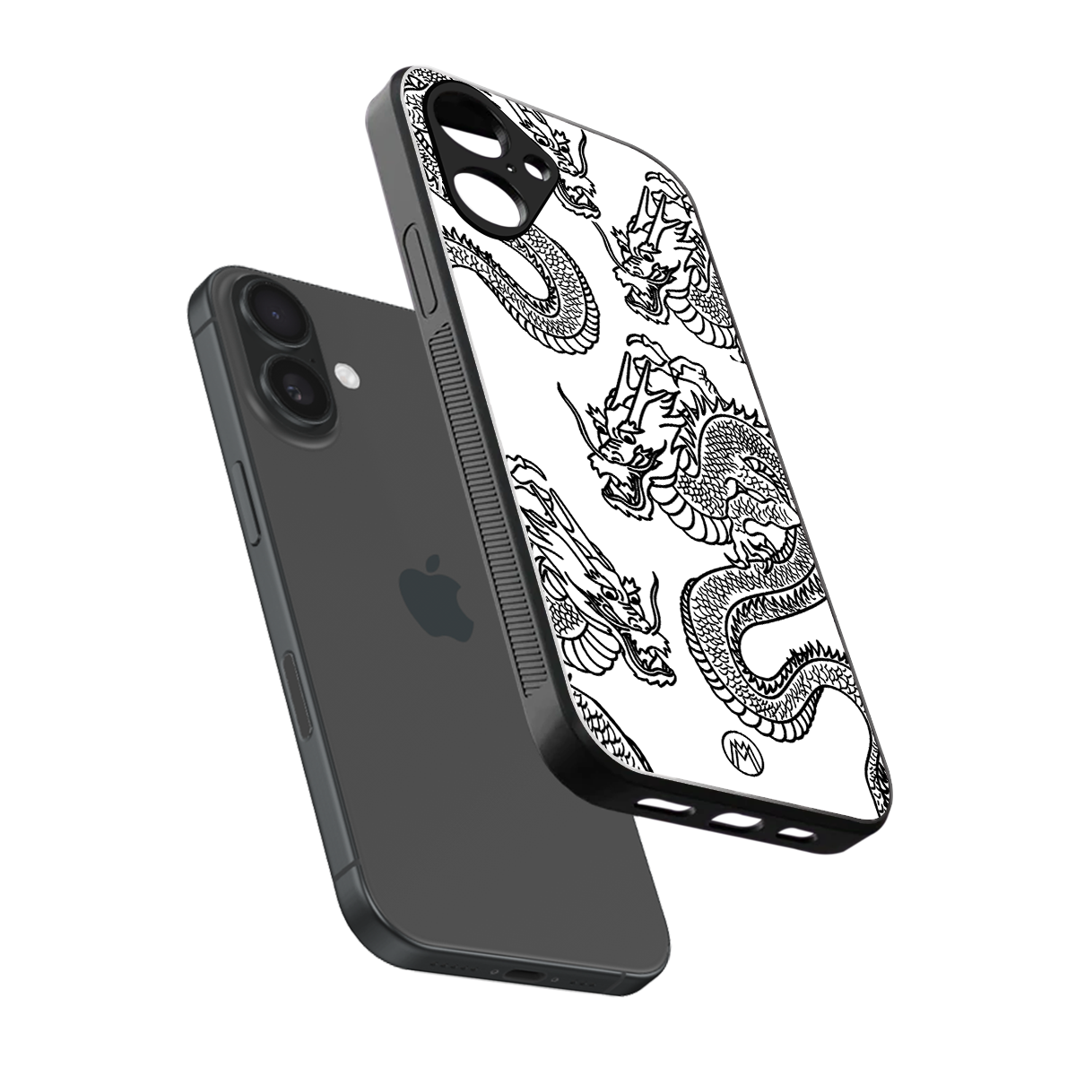 dragons lite back phone cover | glass case for iphone 16