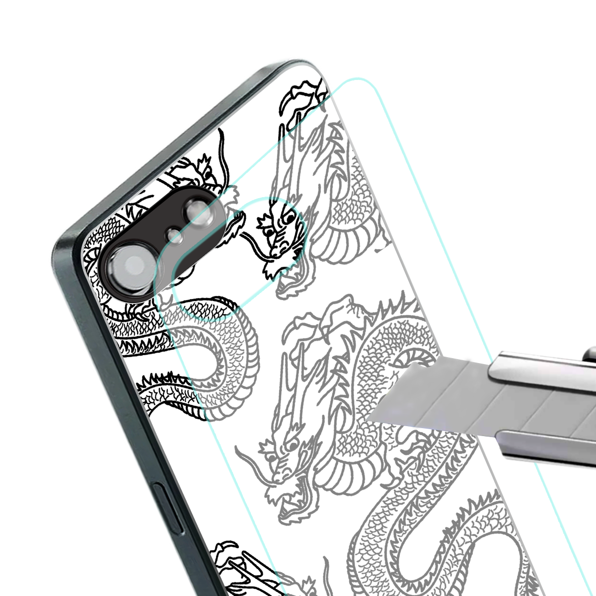dragons lite back phone cover | glass case for iphone 16e