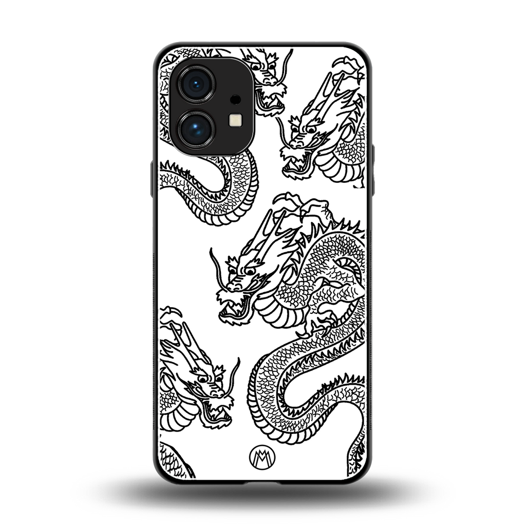 dragons lite back phone cover | glass case for nothing phone 1