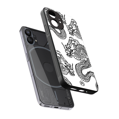 dragons lite back phone cover | glass case for nothing phone 1