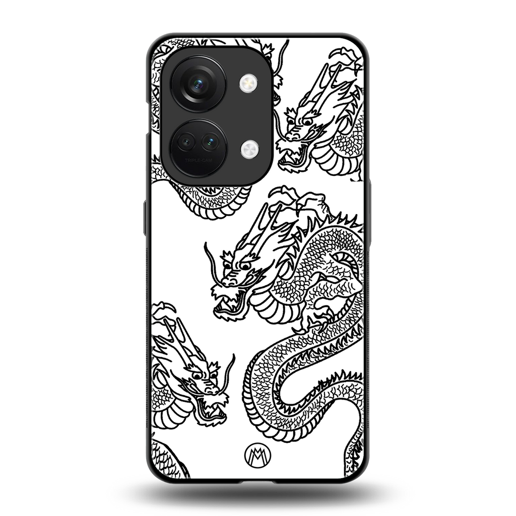 dragons lite back phone cover | glass case for oneplus nord 3