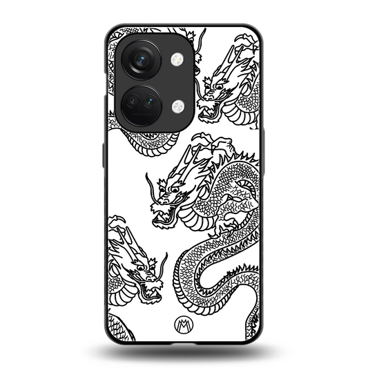 dragons lite back phone cover | glass case for oneplus nord 3