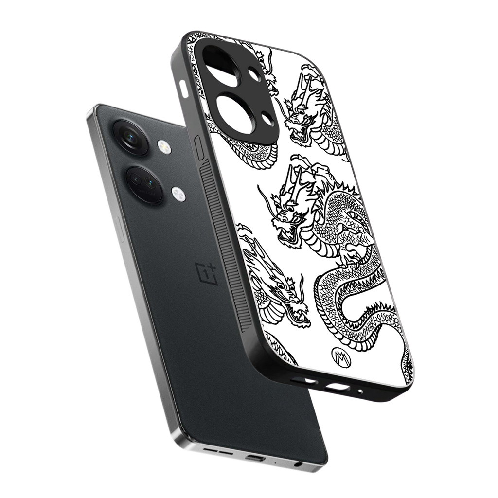 dragons lite back phone cover | glass case for oneplus nord 3