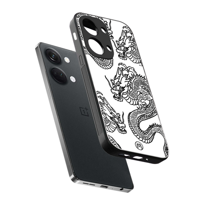 dragons lite back phone cover | glass case for oneplus nord 3