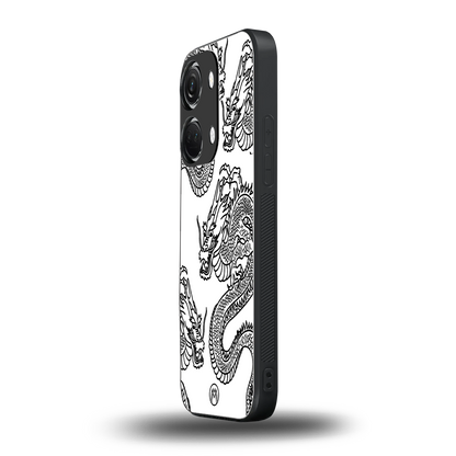 dragons lite back phone cover | glass case for oneplus nord 3