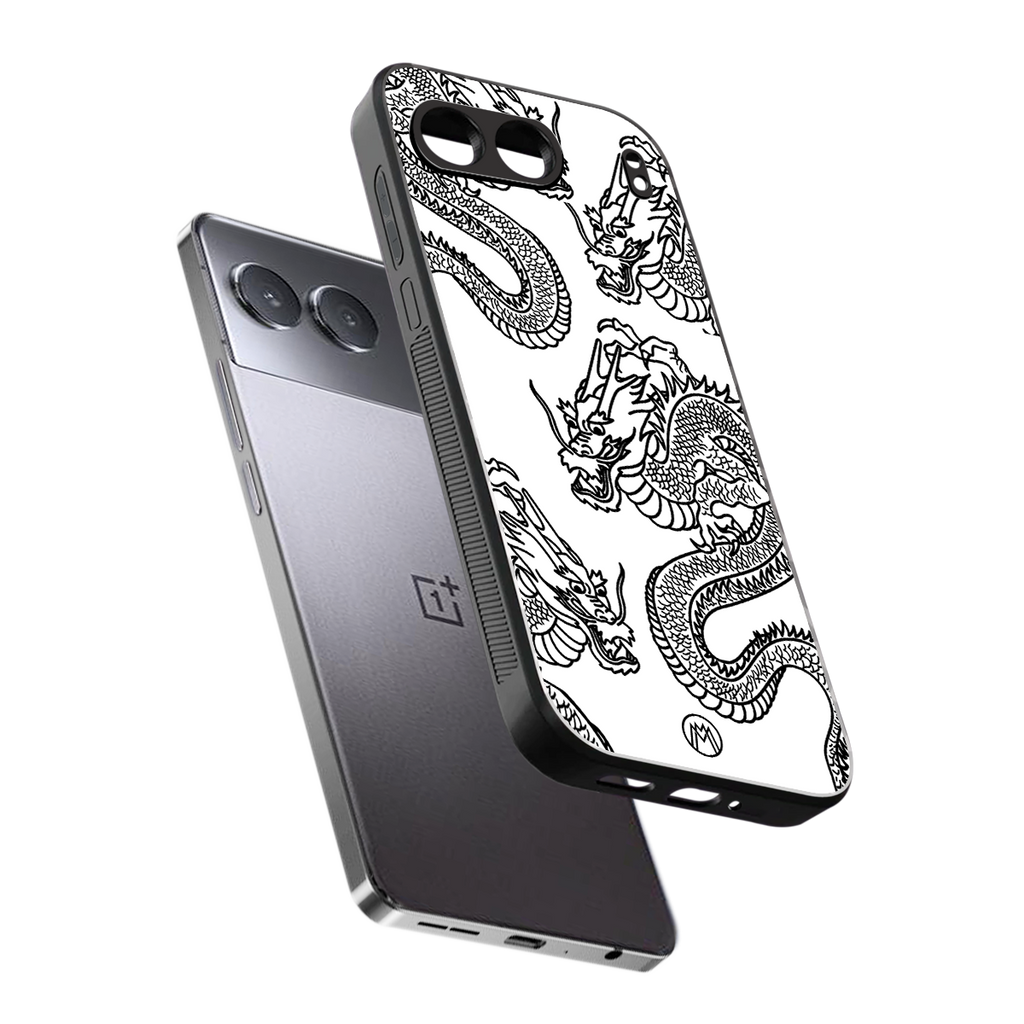 dragons lite back phone cover | glass case for oneplus nord 4