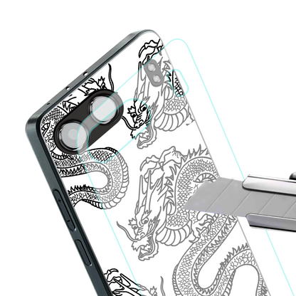 dragons lite back phone cover | glass case for oneplus nord 4