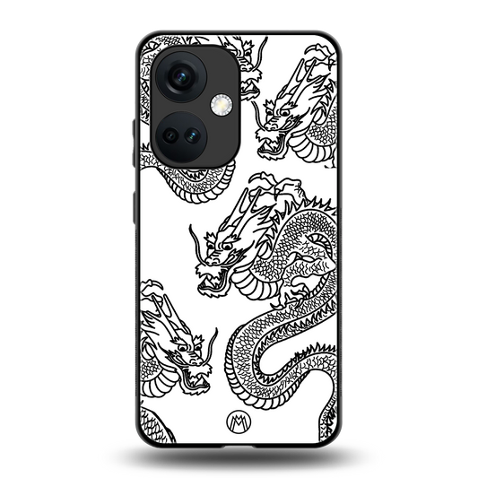 dragons lite back phone cover | glass case for oneplus nord ce 3