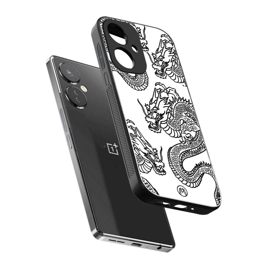 dragons lite back phone cover | glass case for oneplus nord ce 3