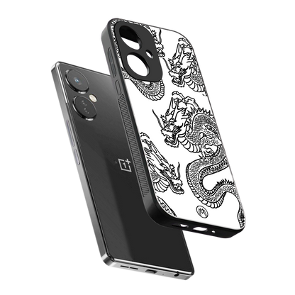 dragons lite back phone cover | glass case for oneplus nord ce 3