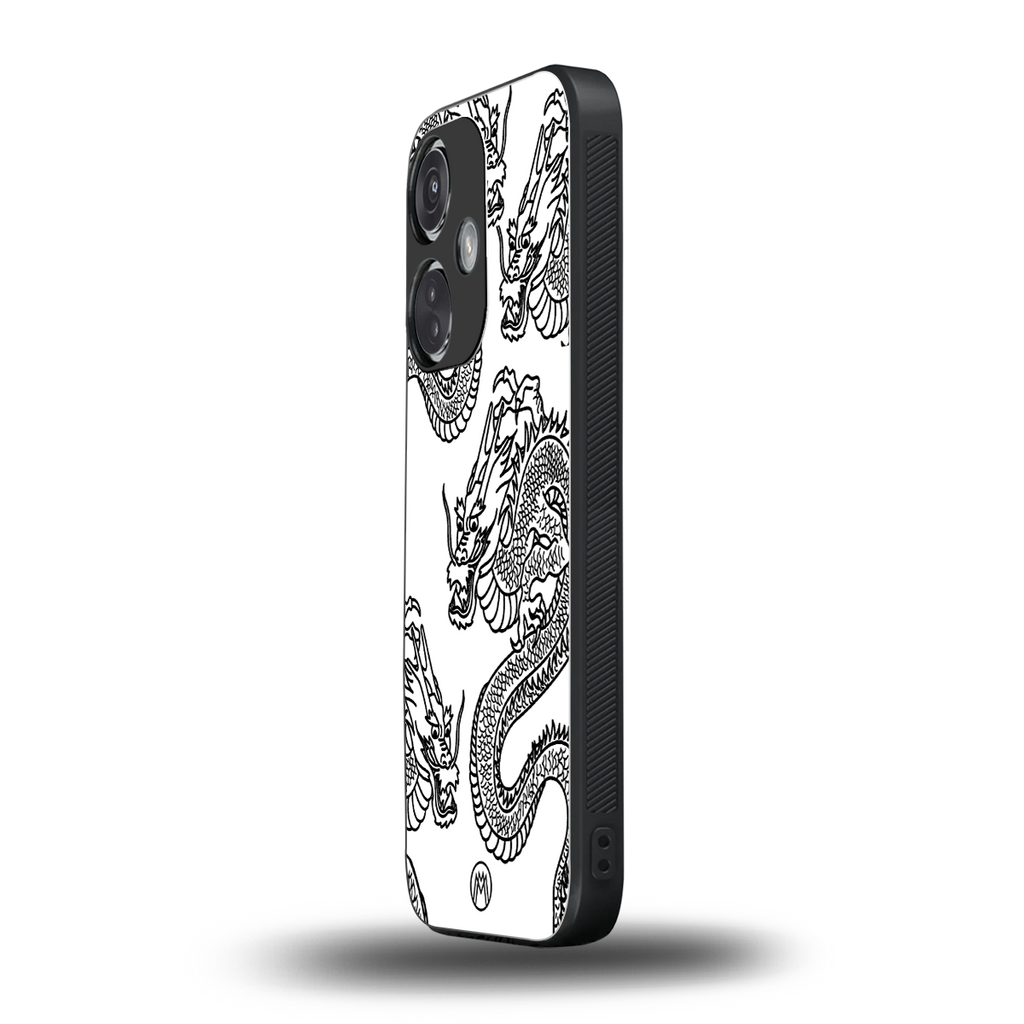 dragons lite back phone cover | glass case for oneplus nord ce 3