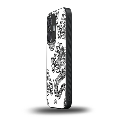 dragons lite back phone cover | glass case for oneplus nord ce 3