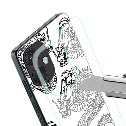 dragons lite back phone cover | glass case for oneplus nord ce 3