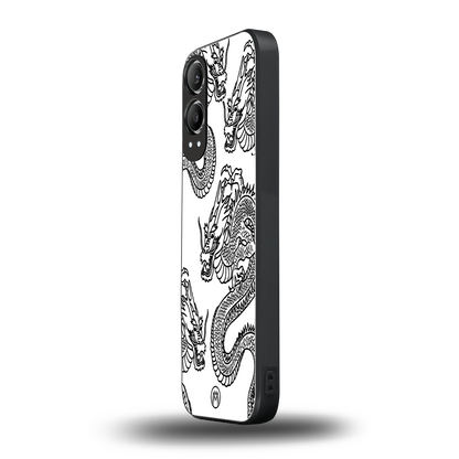dragons lite back phone cover | glass case for oneplus nord ce 4 lite