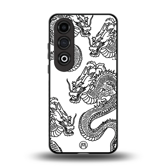 dragons lite back phone cover | glass case for oneplus nord ce 4