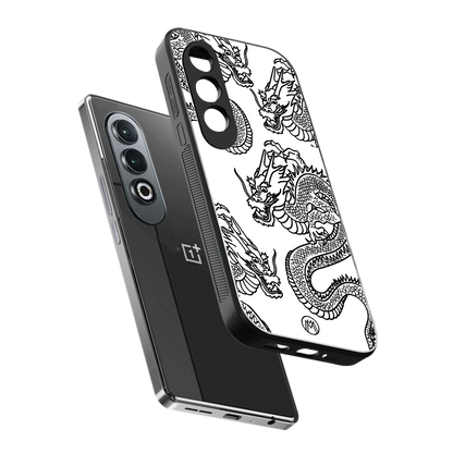 dragons lite back phone cover | glass case for oneplus nord ce 4