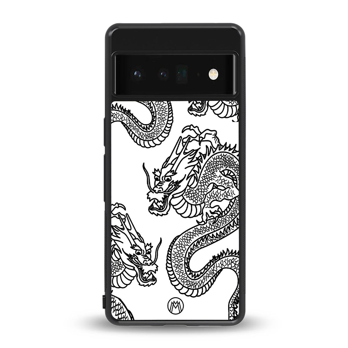 dragons lite back phone cover | glass case for google pixel 6 pro