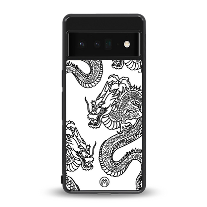 dragons lite back phone cover | glass case for google pixel 6 pro
