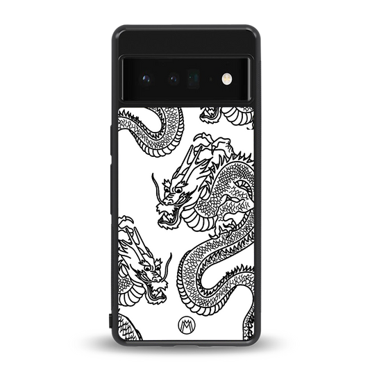 dragons lite back phone cover | glass case for google pixel 6 pro