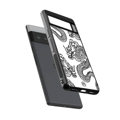 dragons lite back phone cover | glass case for google pixel 6 pro
